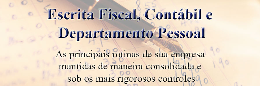 Escrita Fiscal, Contbil e DP